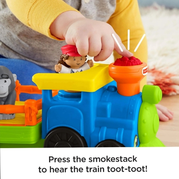 Fisher Price Little People Choo Choo Zoo Train Fun Sounds EUC musical toy 1-5 yr - Picture 3 of 10